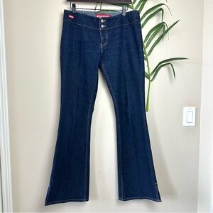 Vintage 90’s Dish Denim Low Rise Flare Jeans 32 33
